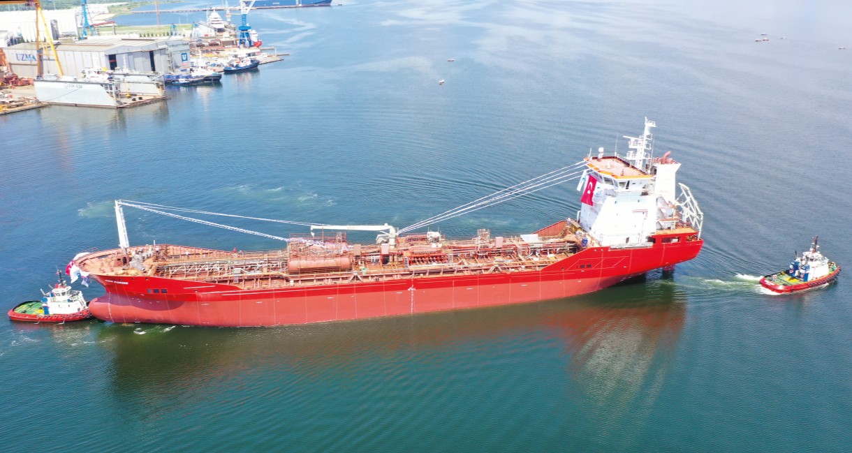 Another Successful 8400DWT Chemical Tanker Launch